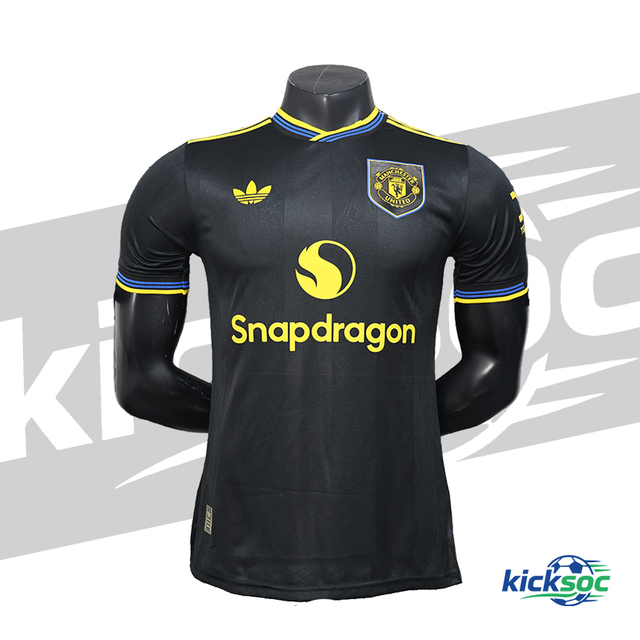 2025-2026 Manchester United Second Away Short-Sleeve Jersey【player-edition】