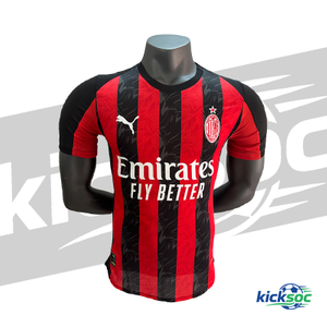 AC Milan 25-26 Home Quick-Dry Short Sleeve Soccer Jersey (player)