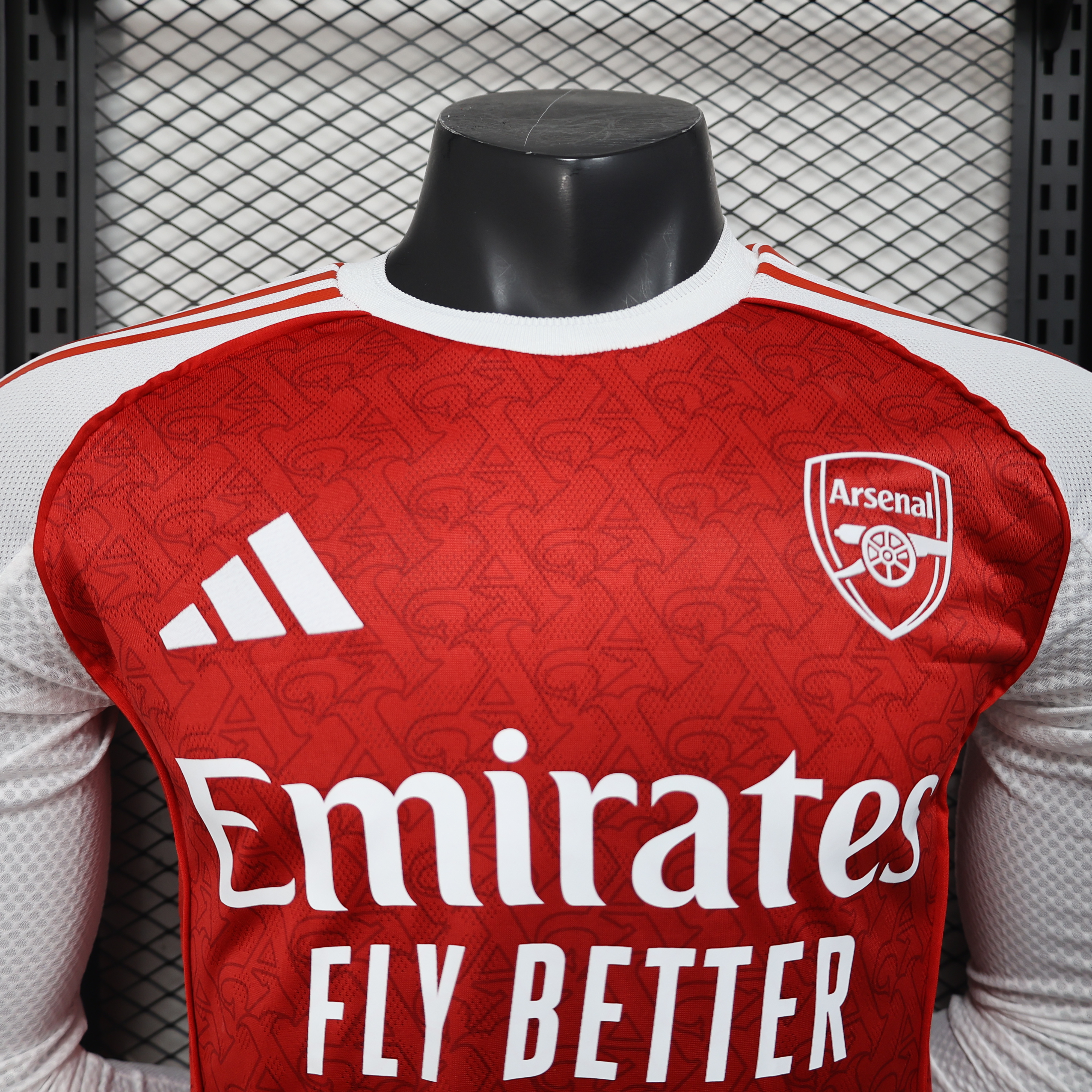 2025-2026 Arsenal season home long sleeve jersey red (player-version)