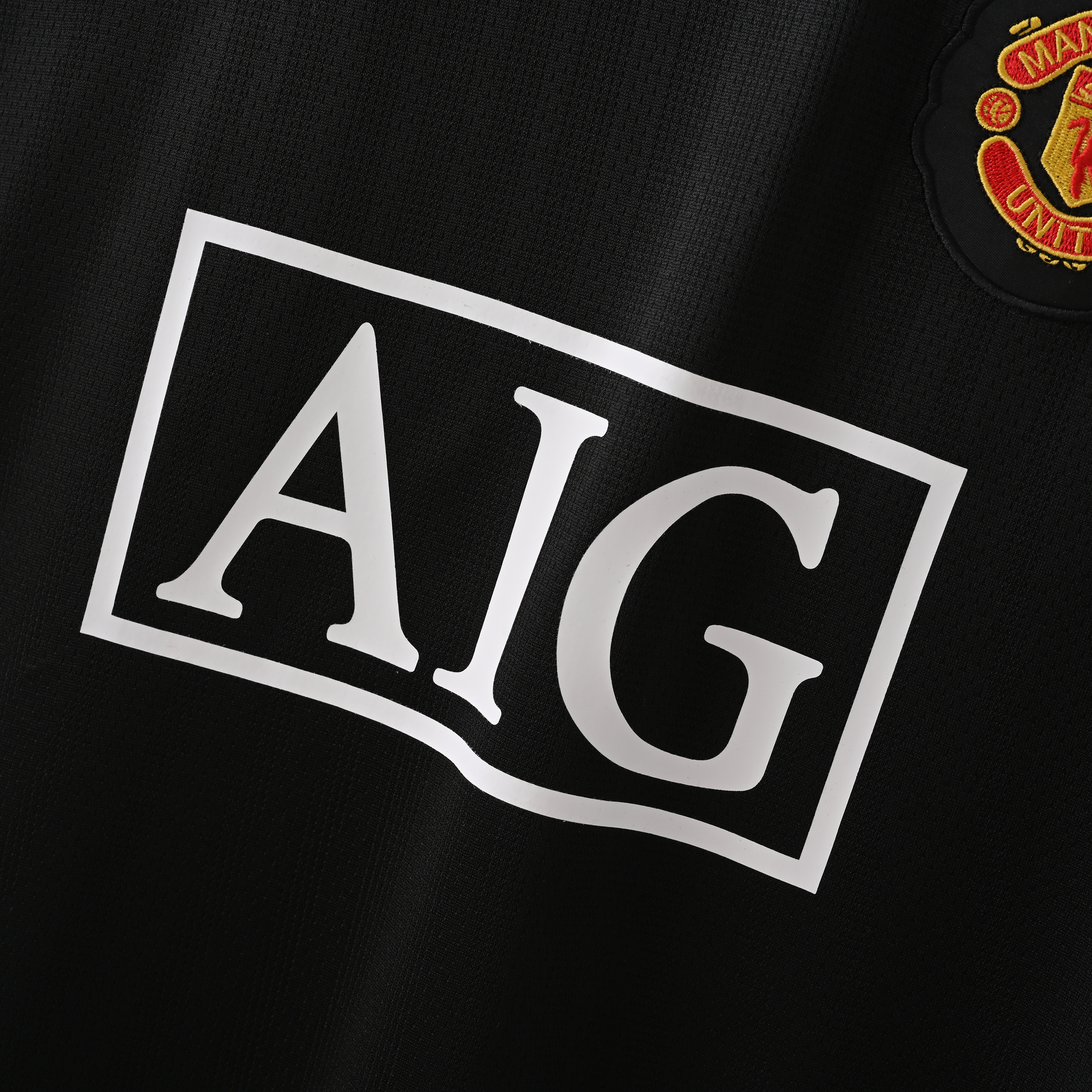 2007/2008 Manchester United Away Short-Sleeve Retro Black Jersey ( Fan ) 