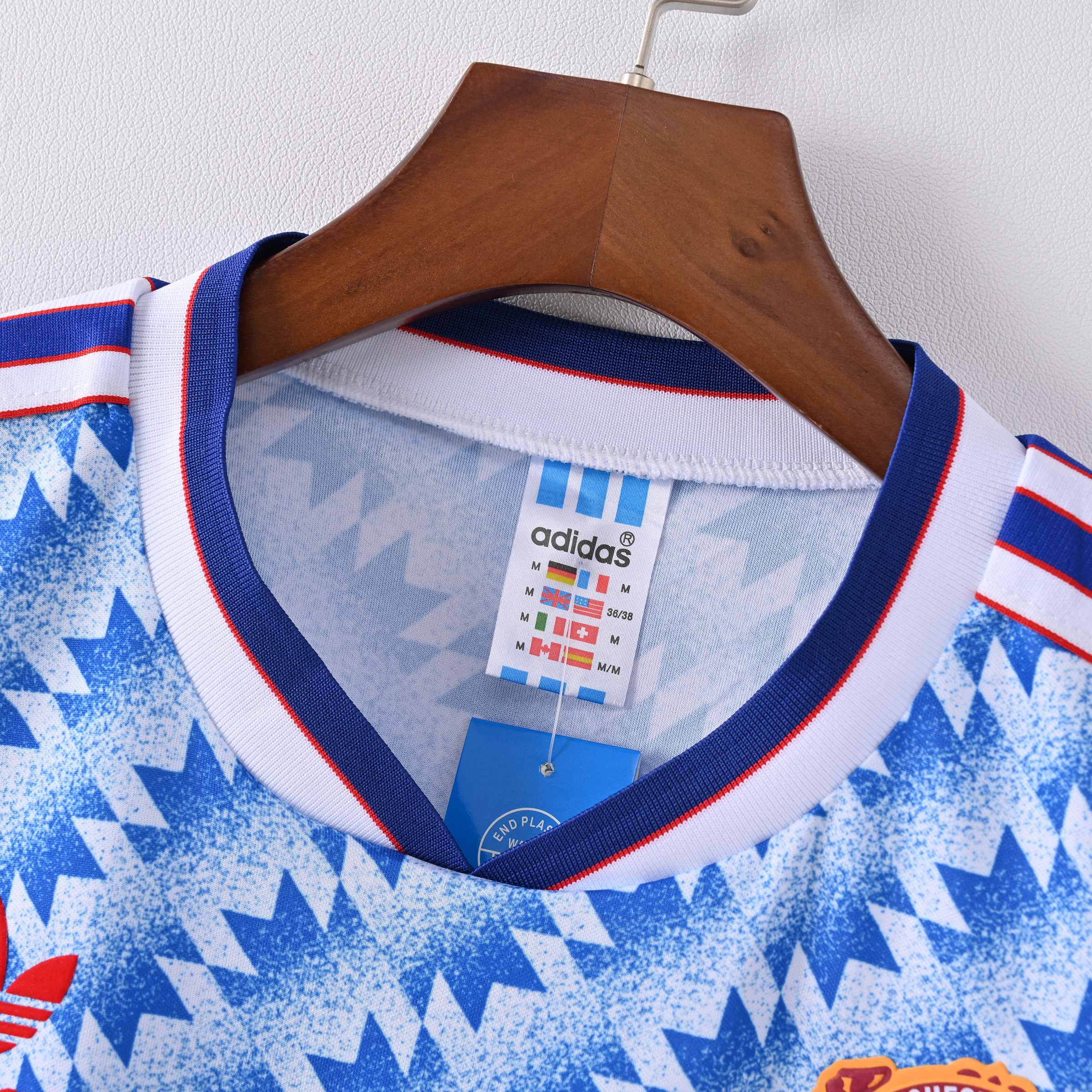 1990/1992 Manchester United Away Short-Sleeve Retro Blue Jersey ( Fan ) 