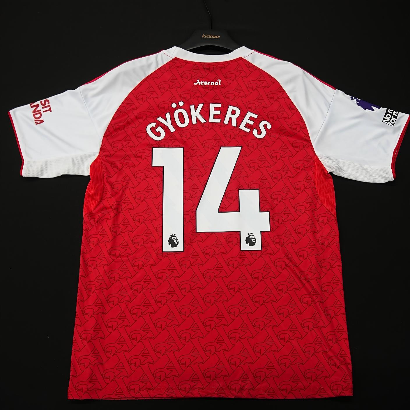 2025-2026 Arsenal Home Short-Sleeve Jersey (Fan) 