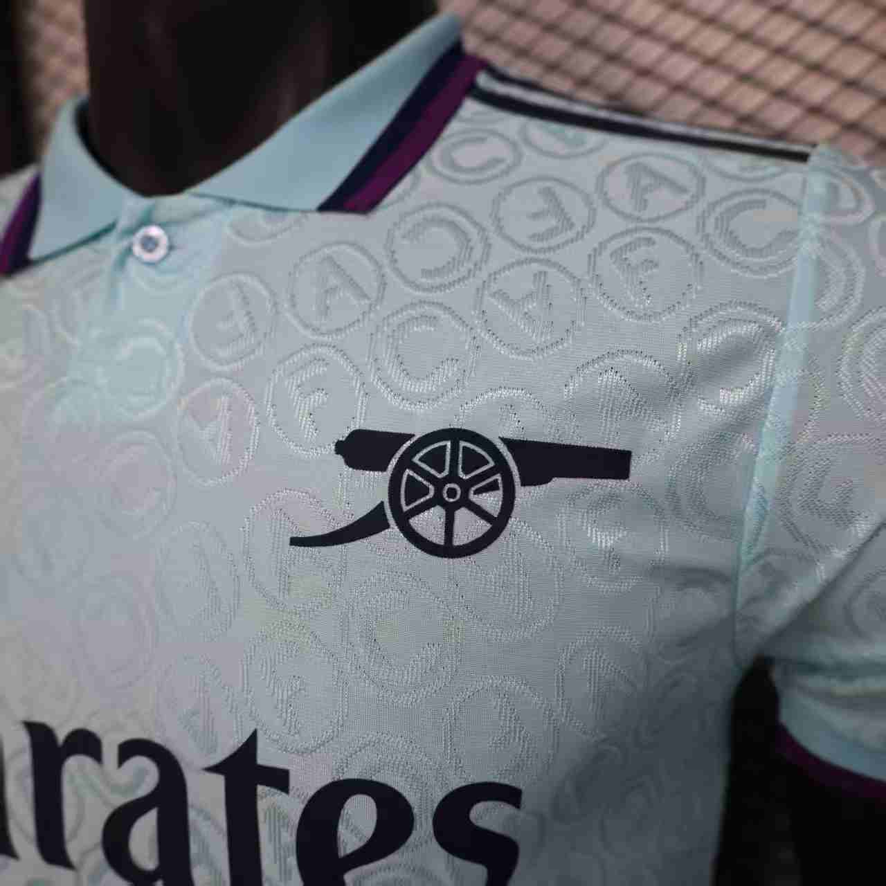 2025-2026 Arsenal Special Edition Light Blue Polo Short-Sleeve Football Jersey (Player) 