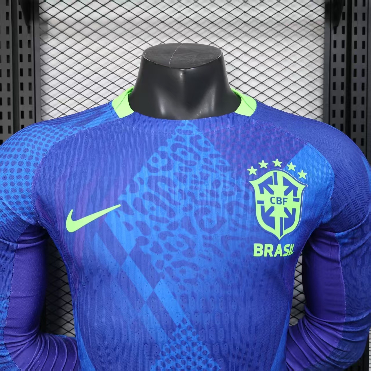 2025-2026 National Team Brazil Away Long-Sleeve Soccer Jersey ( Player ) 