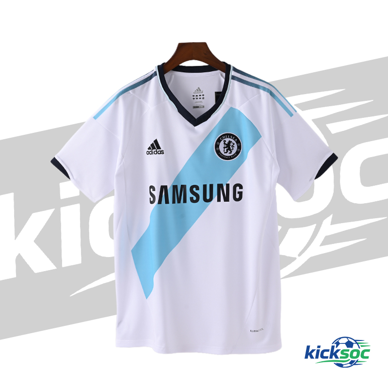 2012/2013 Chelsea White Away Football Shirt Retro Jersey ( Fan ) 