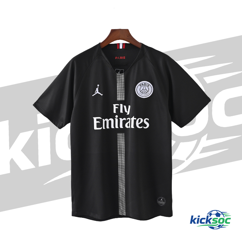 2018/2019 Paris Saint-Germain Home-Black-Retro-Short-Sleeve-Jersey ( Fan )