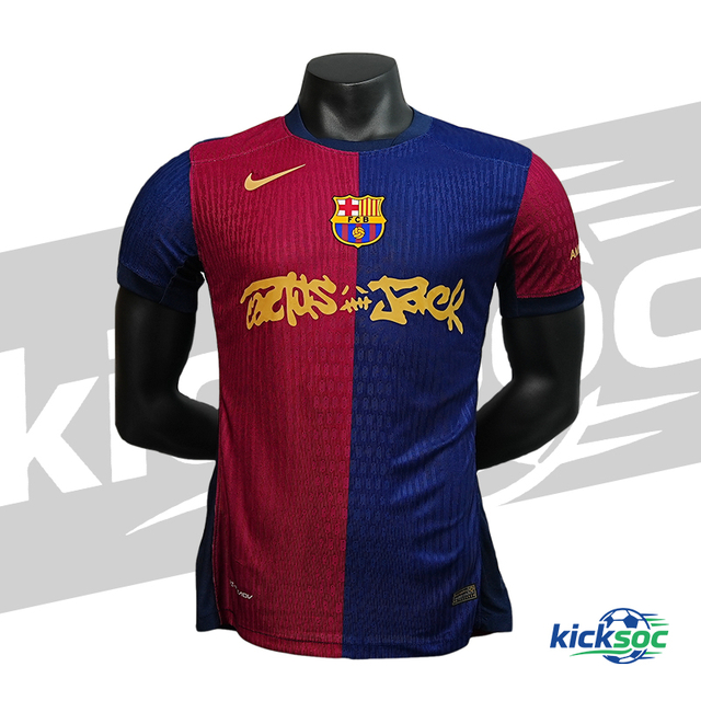 2024/2025 Barcelona Home Short-Sleeve Jersey ( Special Collaboration Edition ) ( Fan )