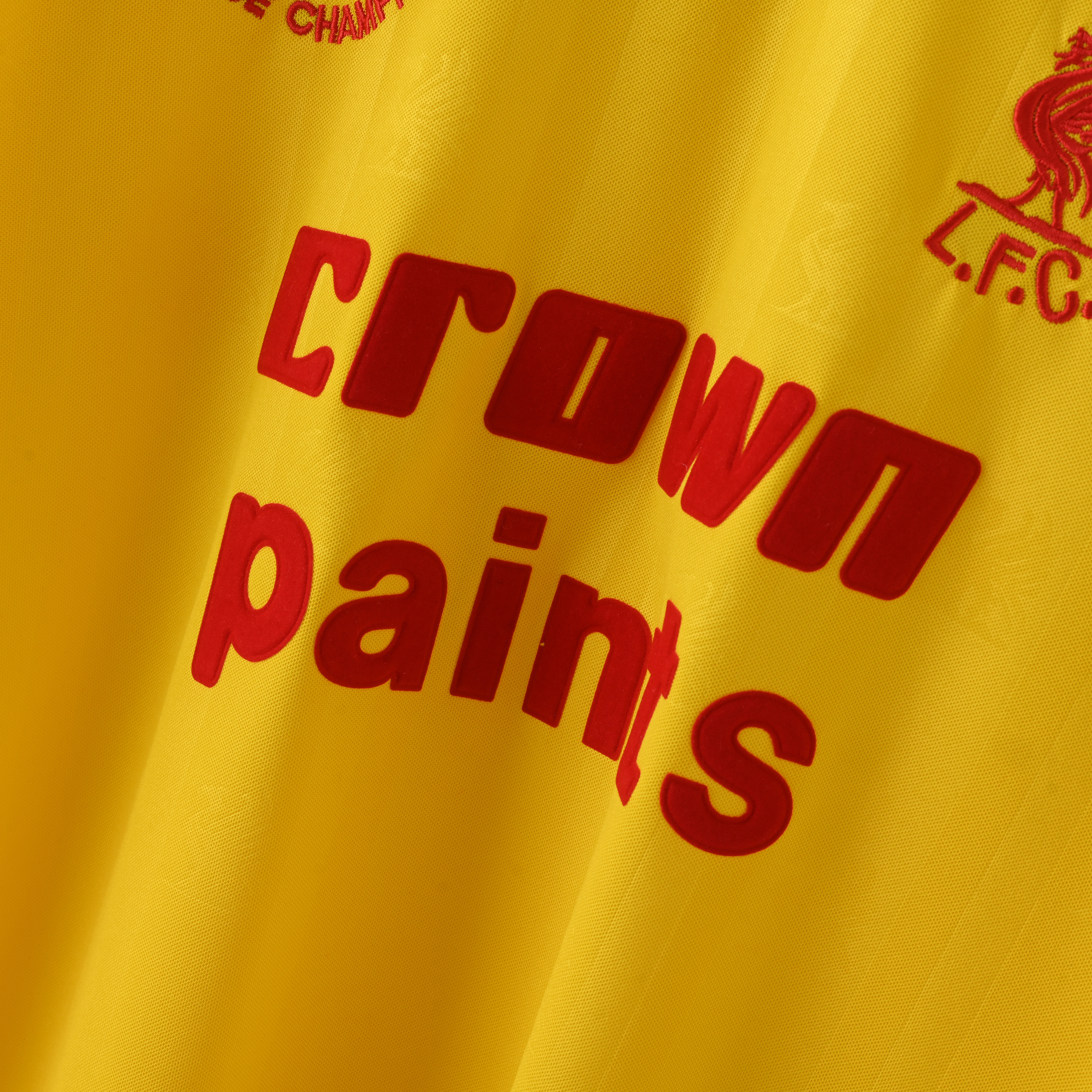 1985/1986 Liverpool Yellow Short-Sleeve Football Jersey Retro Style (Fan)