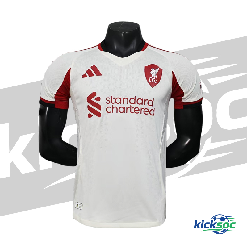 2025-2026 Liverpool season home short jersey white (player-version) 