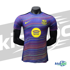 2025/2026 Barcelona pre-match Short Sleeve Football Jersey ( player )