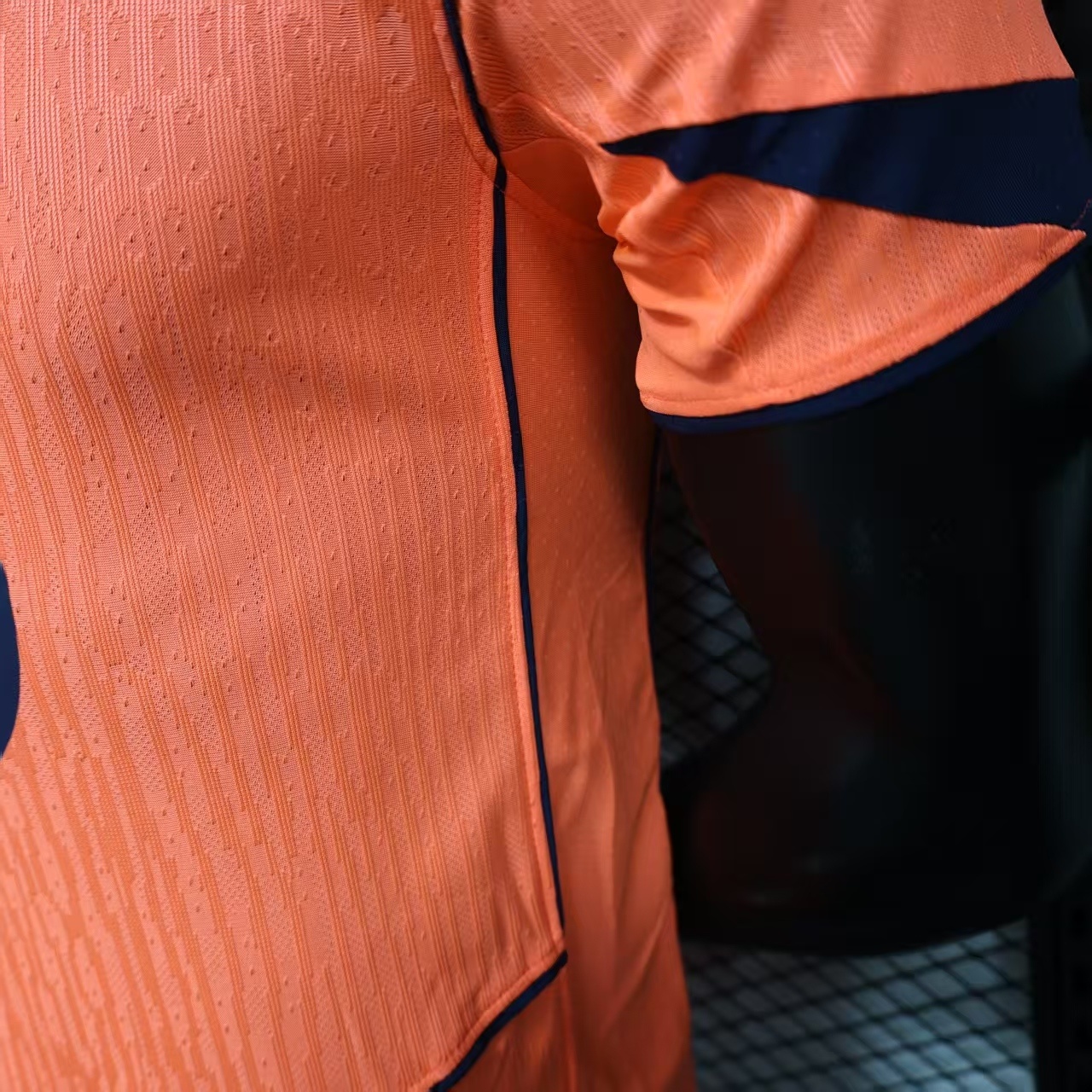 2025/2026 Barcelona Second Away Quick Dry Short Sleeve Soccer Jersey Orange ( player )