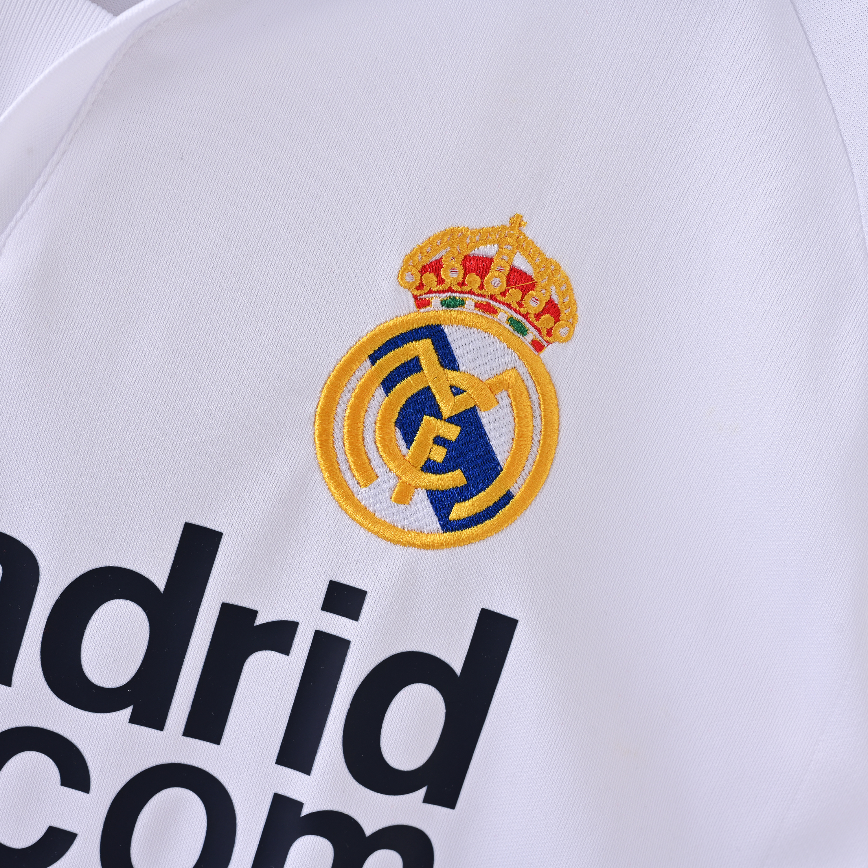 2001/2002 Real Madrid Home White Short-Sleeve Shirt ( Fan ) 