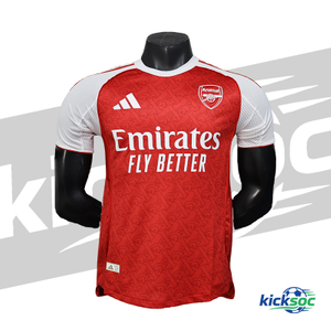Arsenal 2025-2026season home short sleeve shirt red 【player-version】