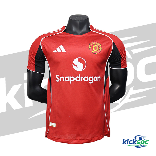 Manchester United 25-26 home summer red short-sleeve football jersey【player-edition】