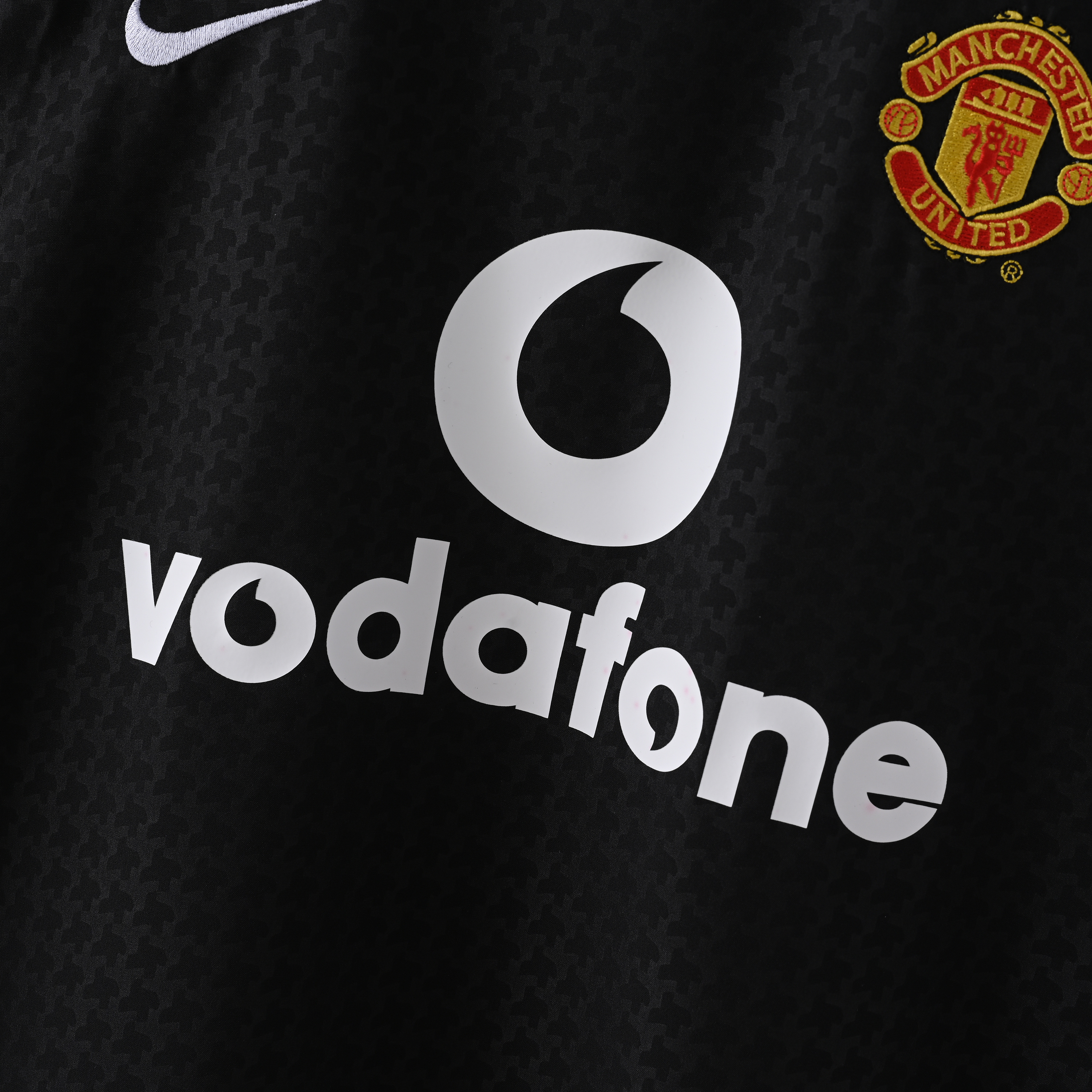 2003/2004 Manchester United Away Short-Sleeve Retro Black Jersey ( Fan )