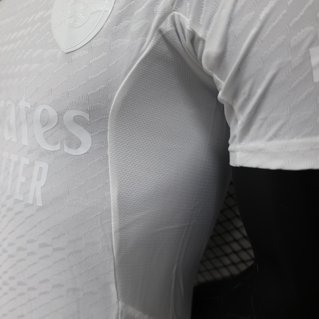 2024-2025 Arsenal Training Shirt White Short-Sleeve Football Jersey (Player) 