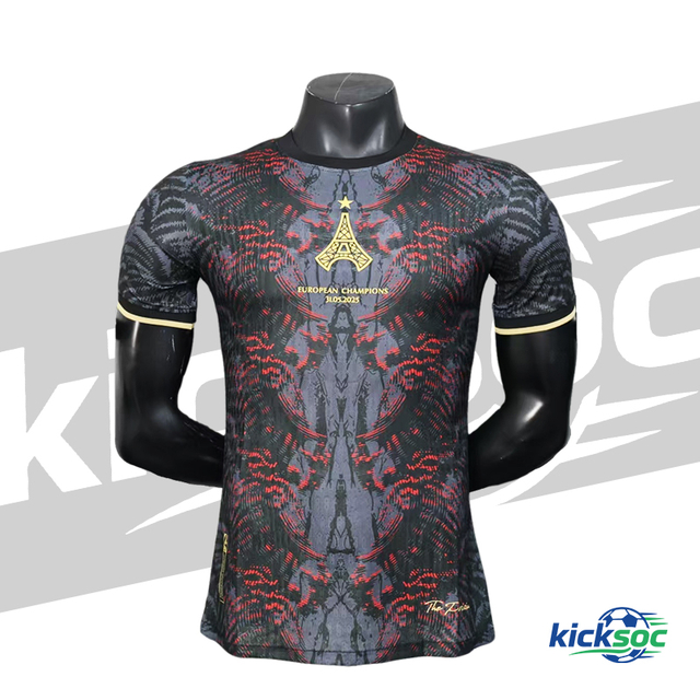 2025/2026 Paris Saint-Germain Quick-Dry Champion Special Edition Short-Sleeve Jersey (Player) 