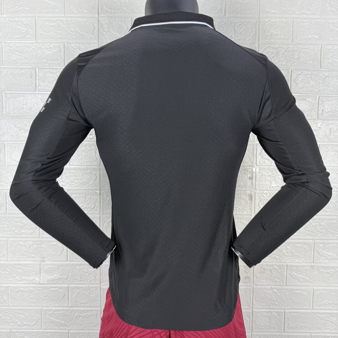 2025-2026 Manchester City Away Long Sleeve Football Jersey ( Player ) 
