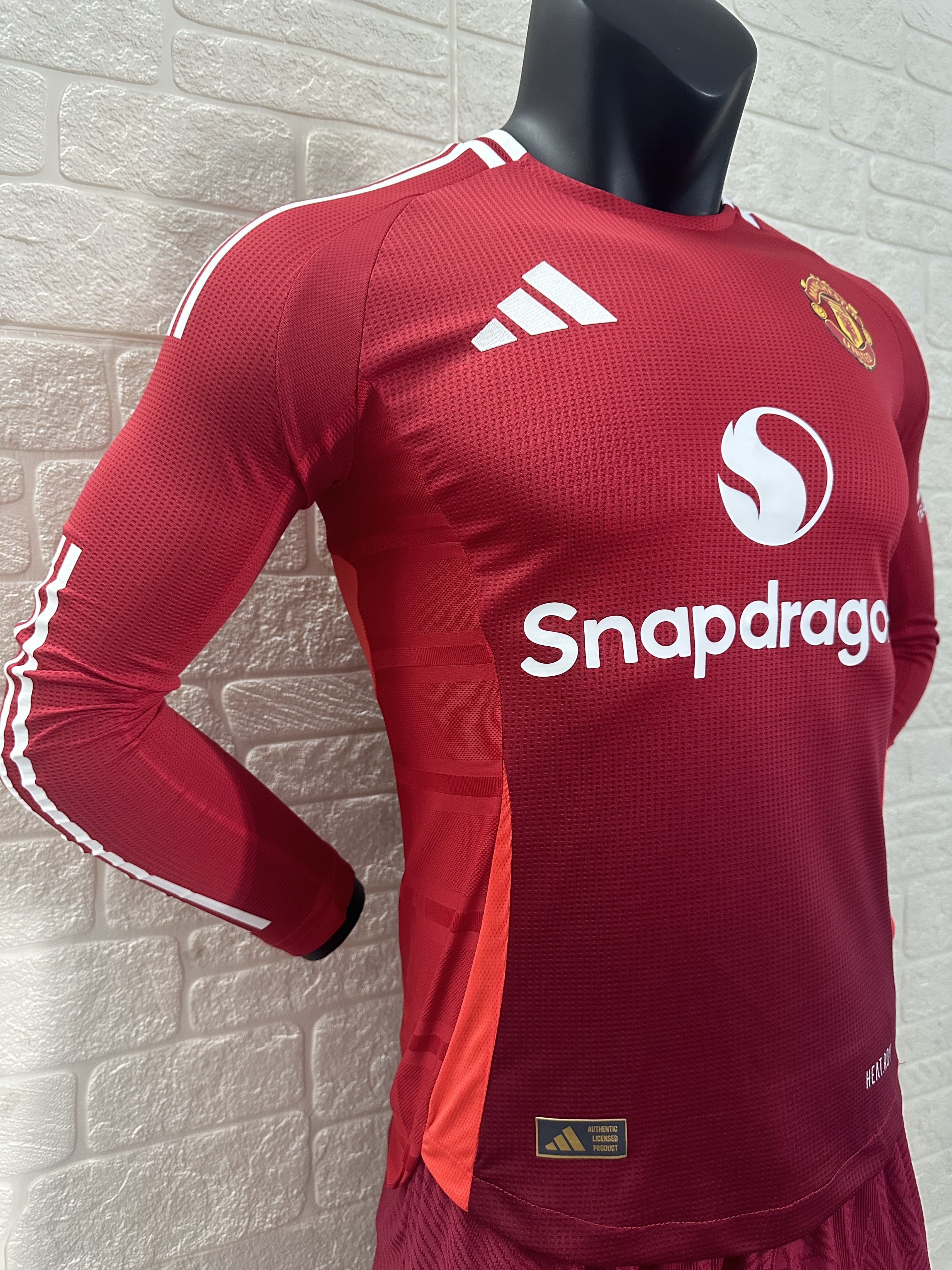 2024-2025 Manchester United home long sleeve jersey【player-edition】