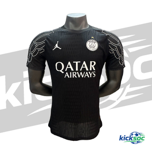 Paris-Saint-Germain-2025-2026-Third-Away-Quick-Dry-Short-Sleeve-Jersey-Black【player-version】
