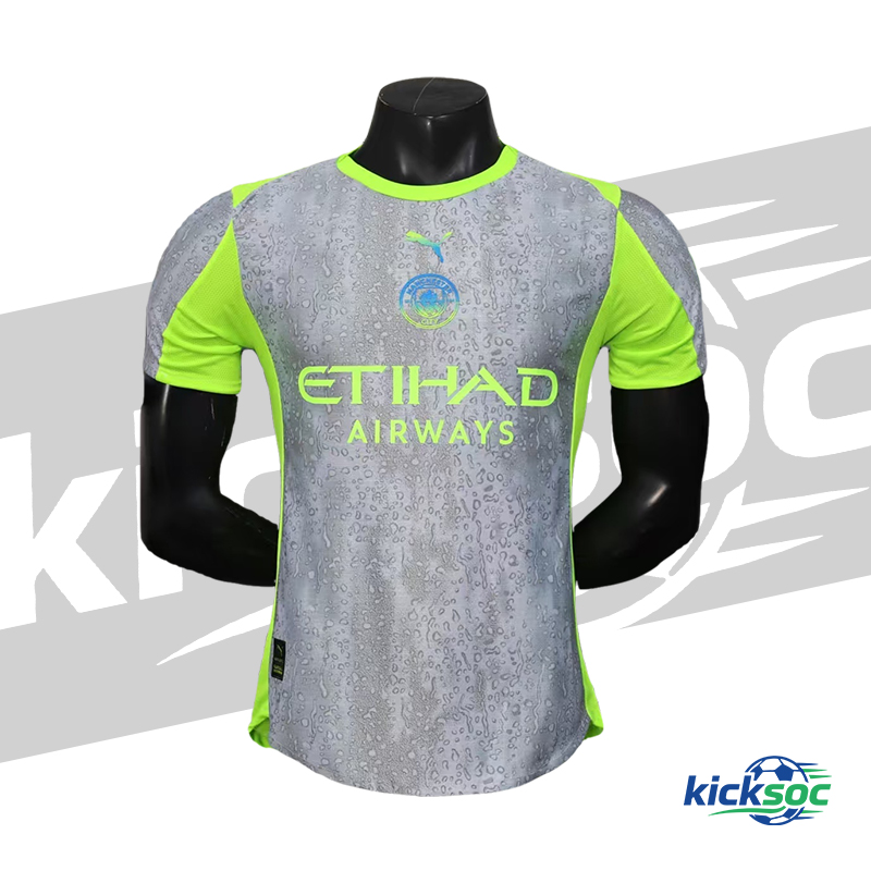 2025-2026 Manchester City Second Away Short Sleeve T-Shirt Jersey (player-version)