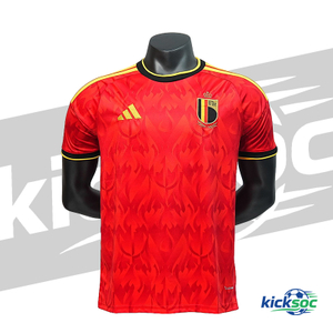 2025/2026 Belgium Home Quick-Dry Short-Sleeve National Team Jersey ( Player )
