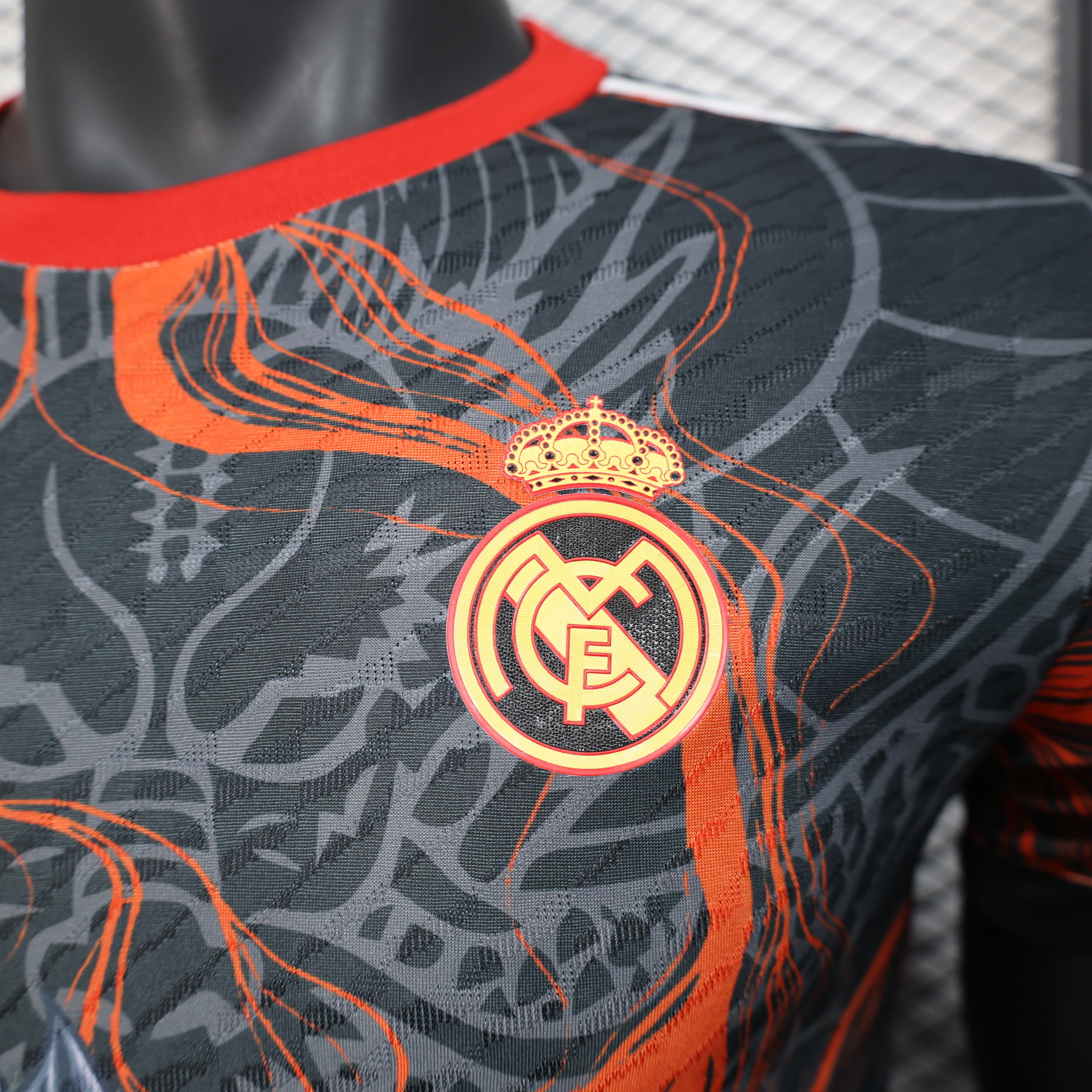 2025/2026 Real Madrid Black Dragon Special Edition Short-Sleeve Jersey ( Player ) 