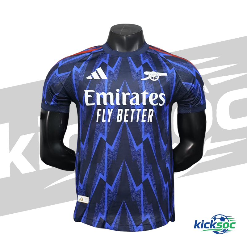 2025-2026 Arsenal season away short-sleeve jersey blue (player-version)
