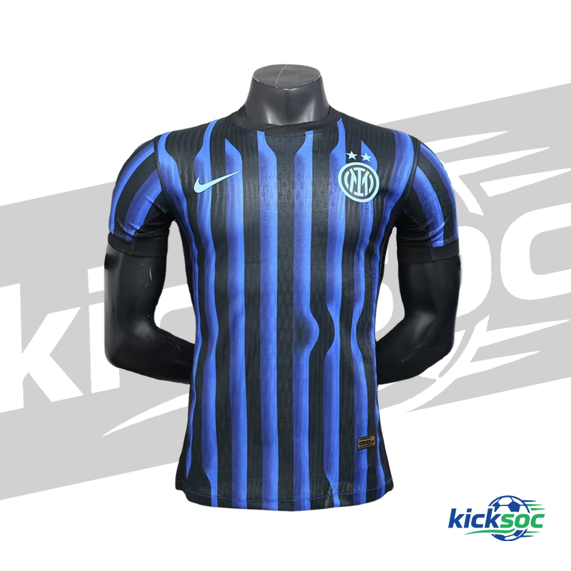 2025-2026 Inter Milan Home Sports Quick-Dry Short Sleeve Jersey (player-version)
