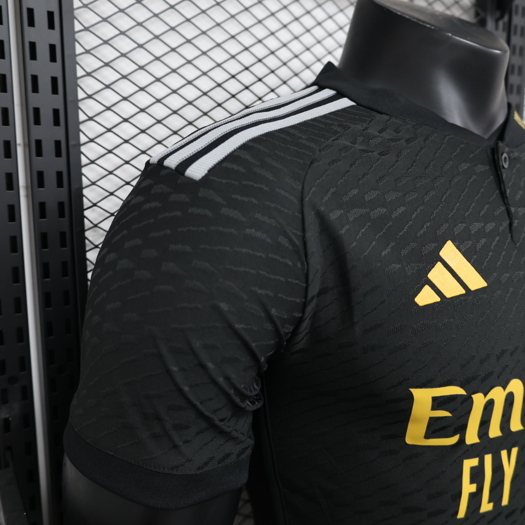 2023-2024 Real Madrid Second Away Black Short-Sleeve Jersey ( Player )