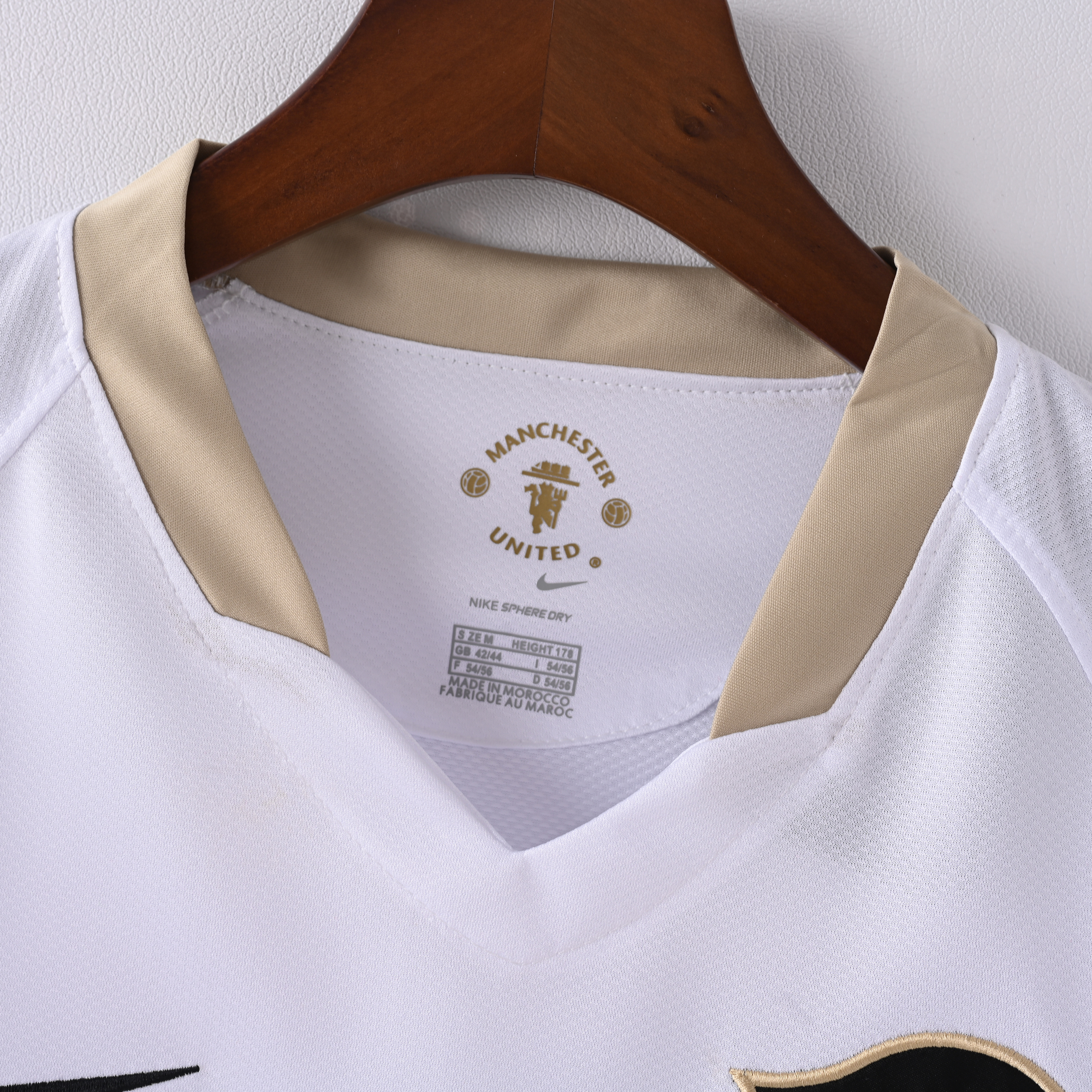2006/2007 Manchester United Away Retro White Short-Sleeve Jersey ( Fan ) 