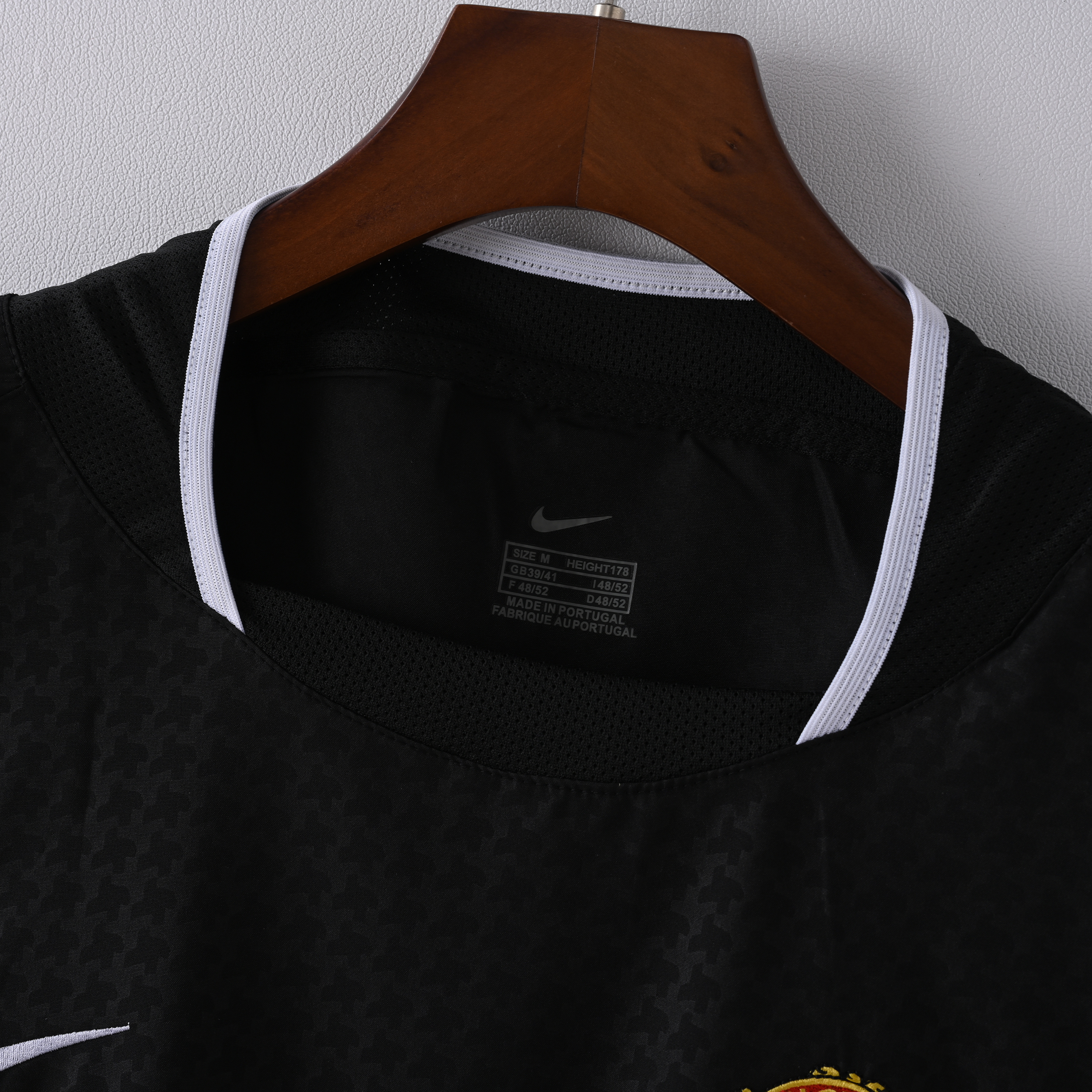2003/2004 Manchester United Away Short-Sleeve Retro Black Jersey ( Fan )