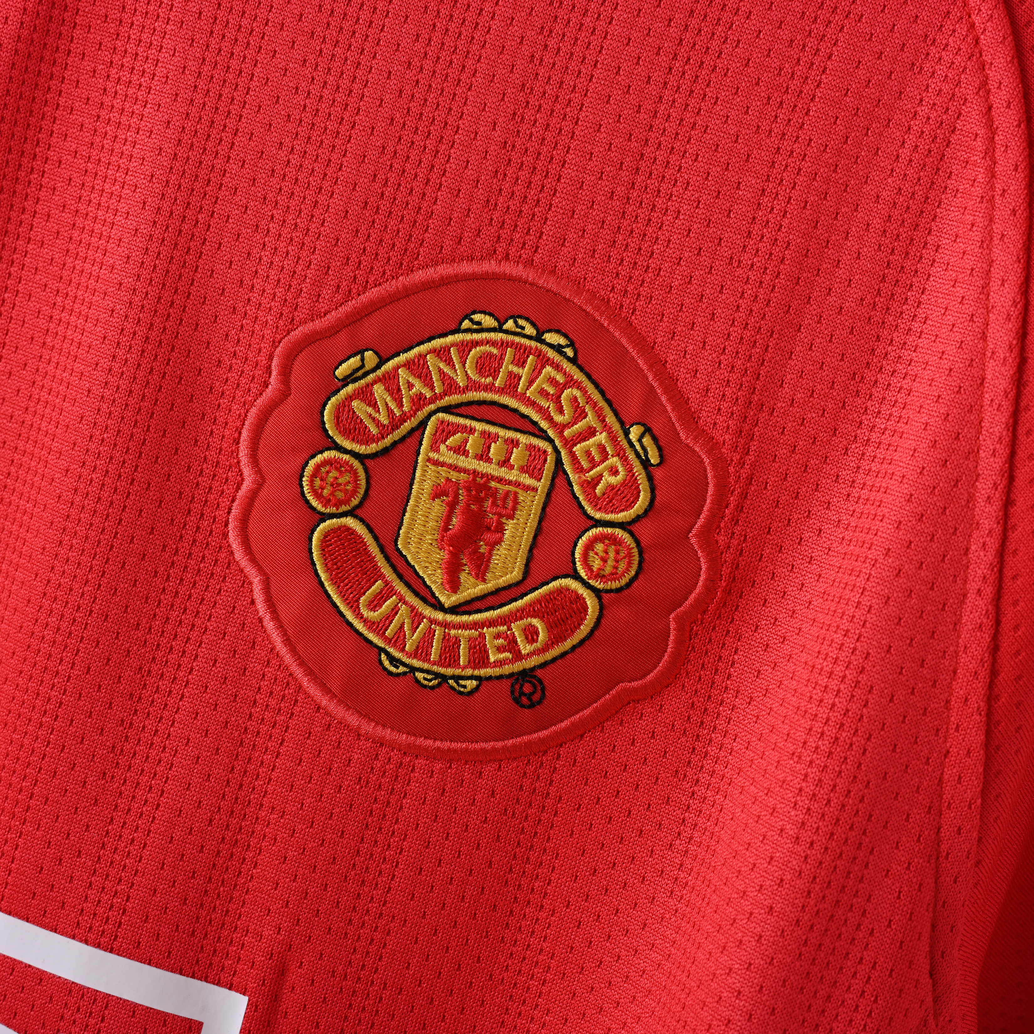 2007/2008 Manchester United Home Short-Sleeve Retro Red Jersey ( Fan ) 