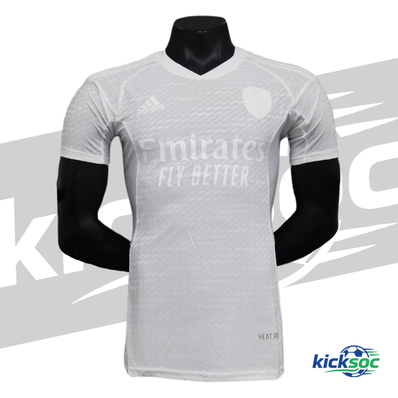 2024-2025 Arsenal Training Shirt White Short-Sleeve Football Jersey (Player) 