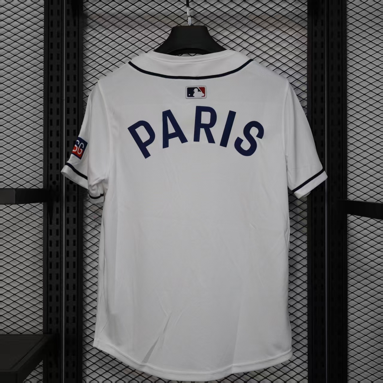 2025/2026 Paris Saint-Germain Baseball Short Sleeve white football Jersey (Fan) 