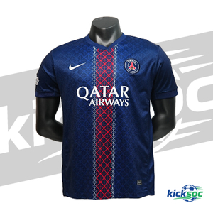 2025-2026 Paris Saint-Germain Home Quick-Dry Short Sleeve Jersey（ Fan ） 