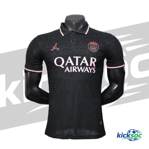 2025/2026 Paris Saint-Germain Special Edition Quick-Dry Black POLO Short-Sleeve Jersey (Player) 