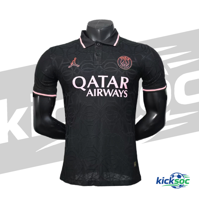 2025/2026 Paris Saint-Germain Special Edition Quick-Dry Black POLO Short-Sleeve Jersey (Player) 