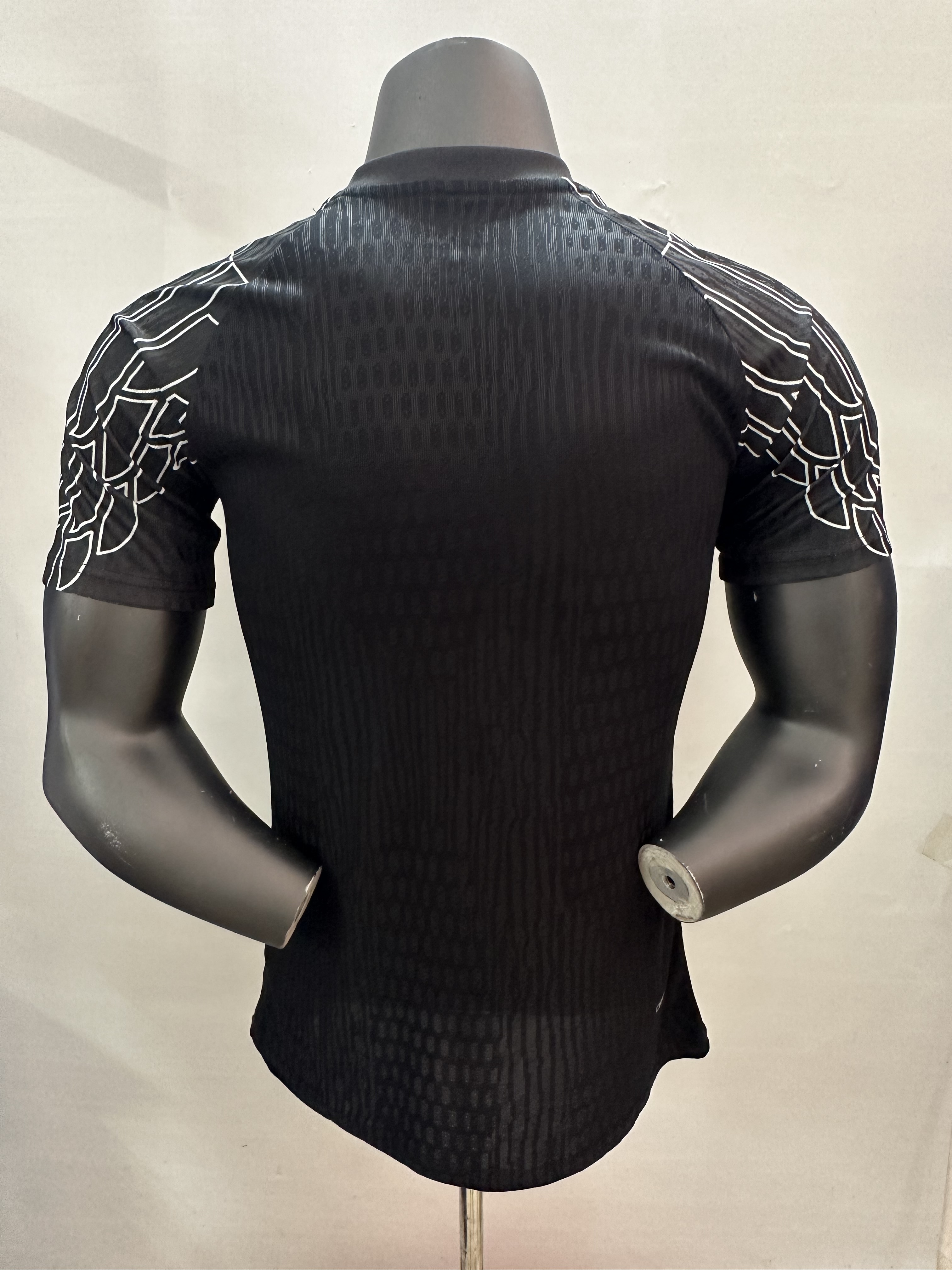 2025-2026 Paris Saint Germain Third Away Quick Dry Short Sleeve Jersey Black (player-version)