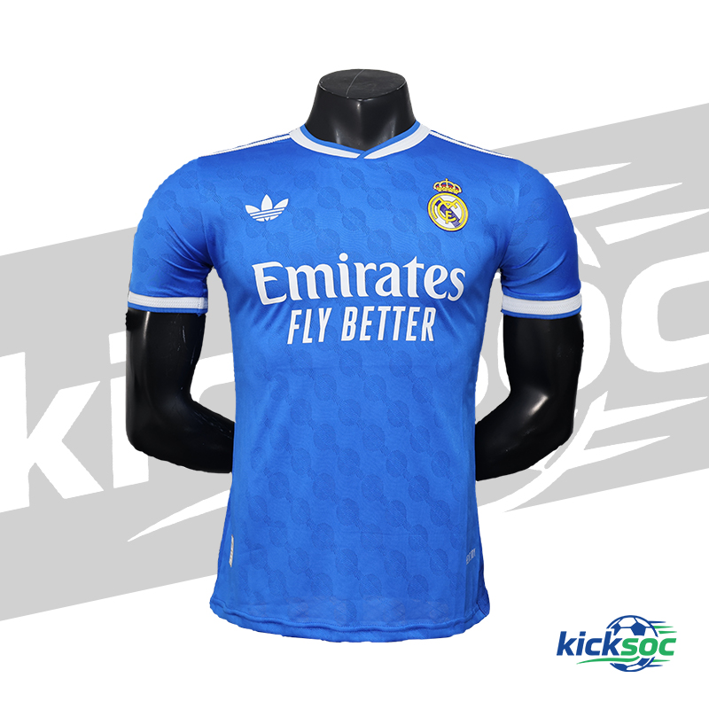 2025-2026 Real Madrid Season Second Away Quick-Drying Short-Sleeved Jersey (player-version)