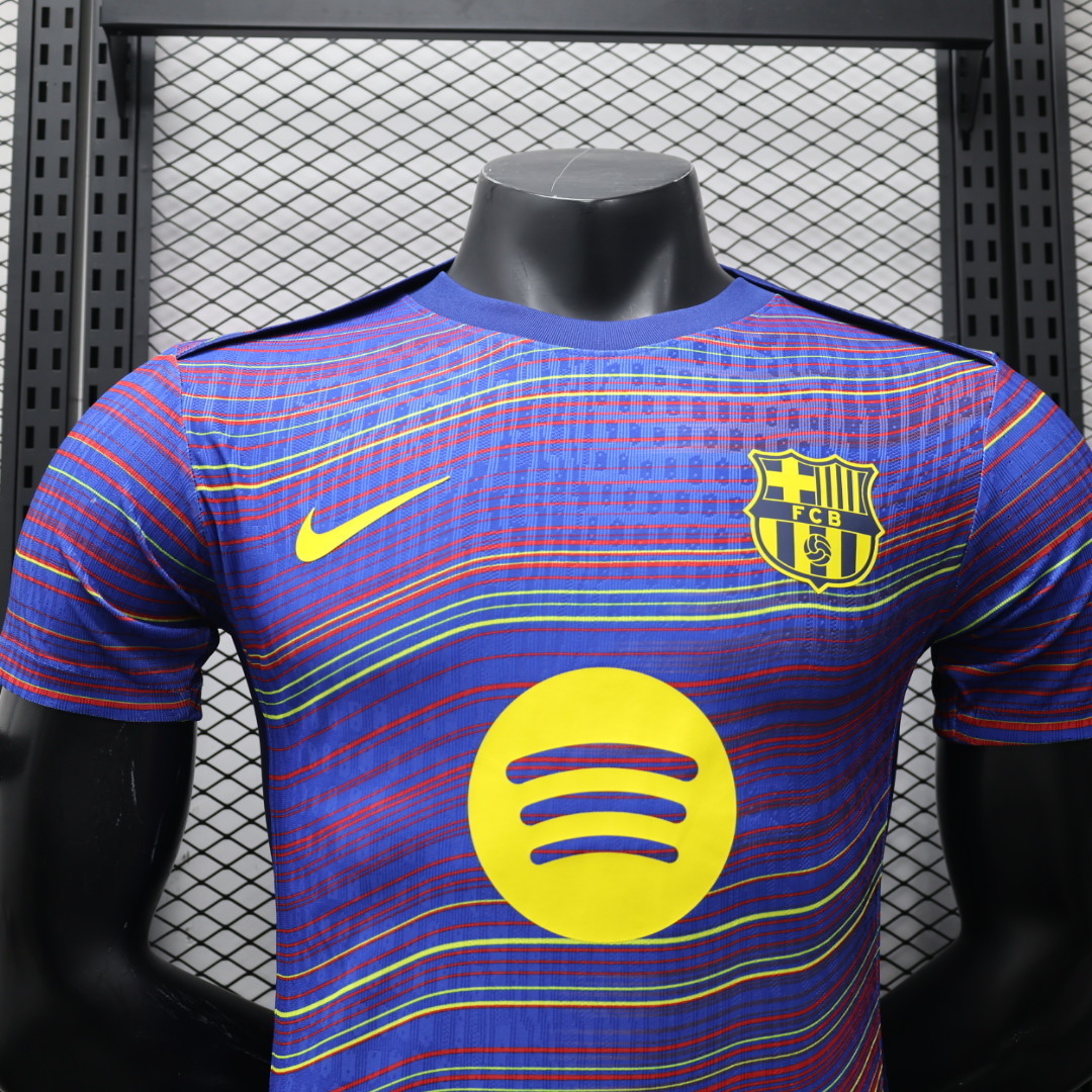 2025/2026 Barcelona pre-match Short Sleeve Football Jersey ( player )