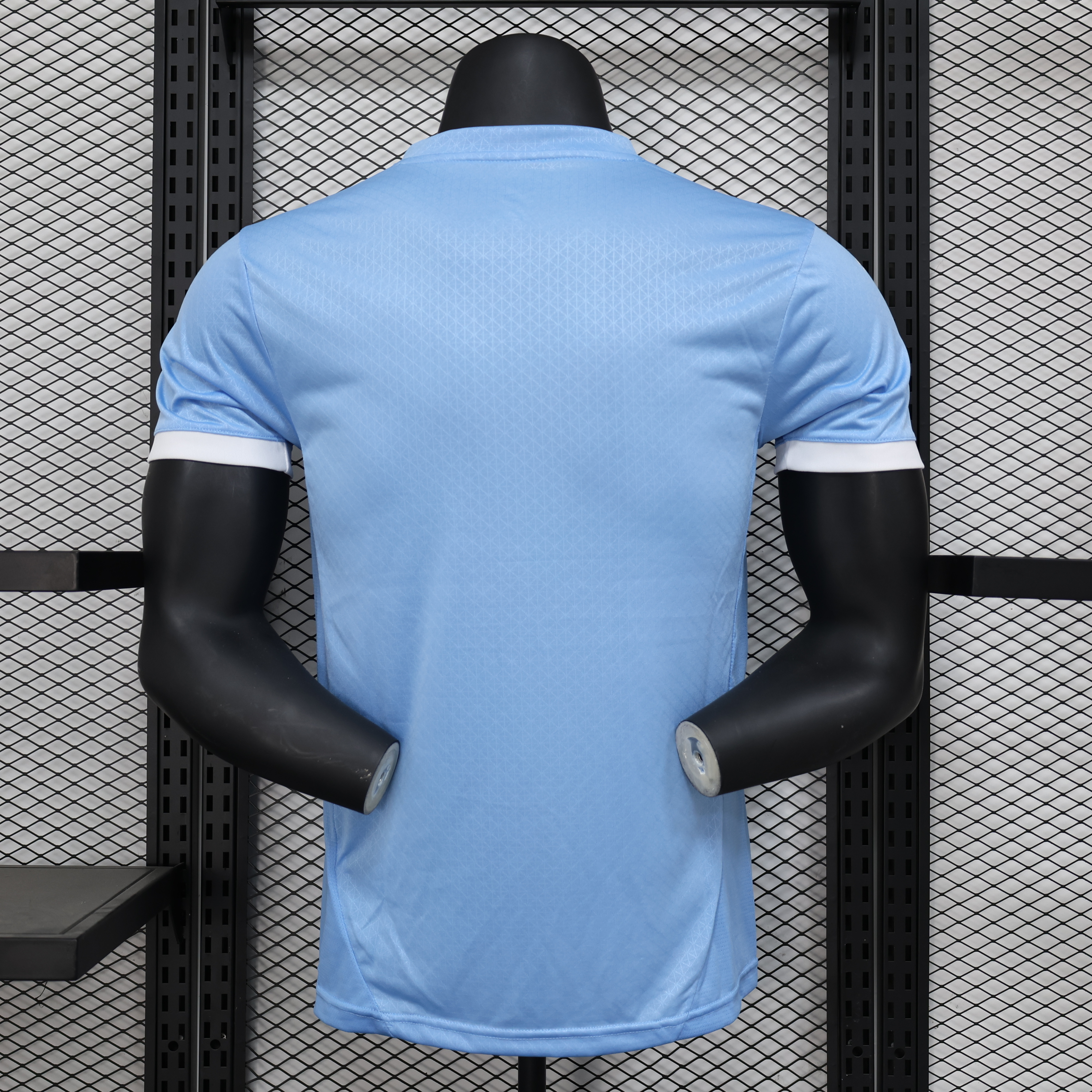 2025-2026 Manchester City's 2025-2026 home blue short sleeve jersey (player-version)