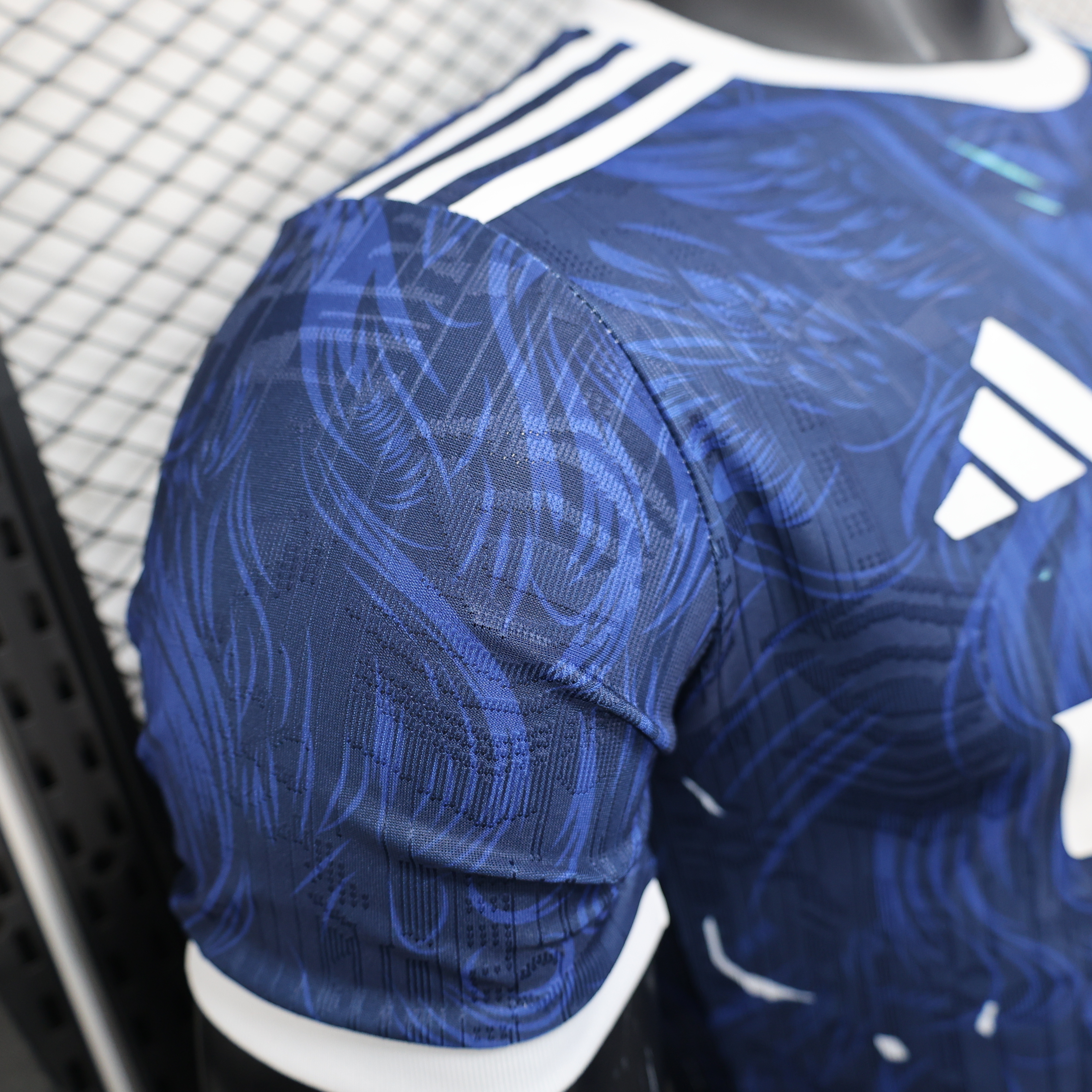 2025/2026 Real Madrid Camo Blue Special Edition Short-Sleeve Jersey ( Player )