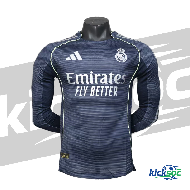 2025/2026 Real Madrid Away Long-Sleeve Jersey ( Player )