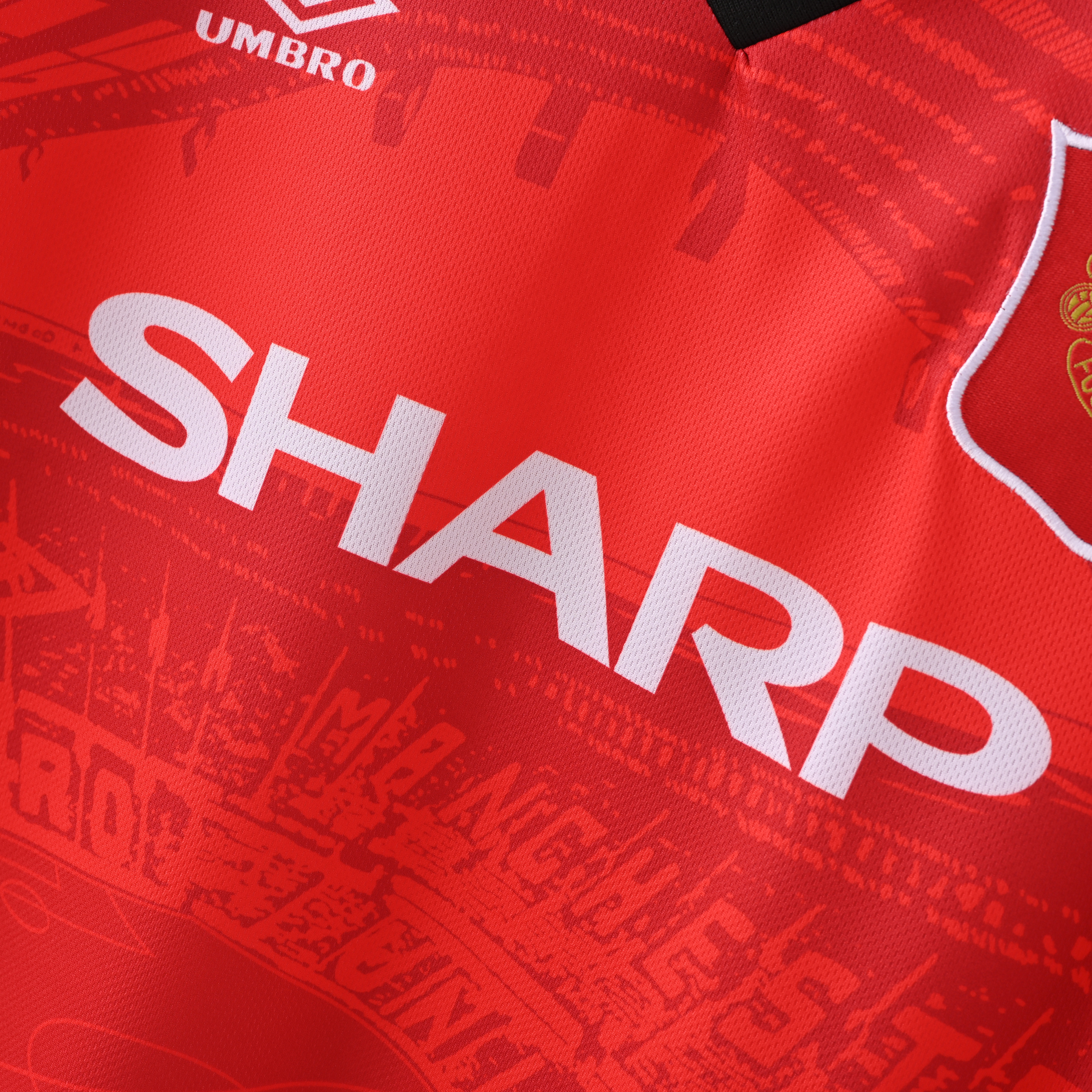 1994/1996 Manchester United Home Short-Sleeve Retro Red Shirt ( Fan ) 