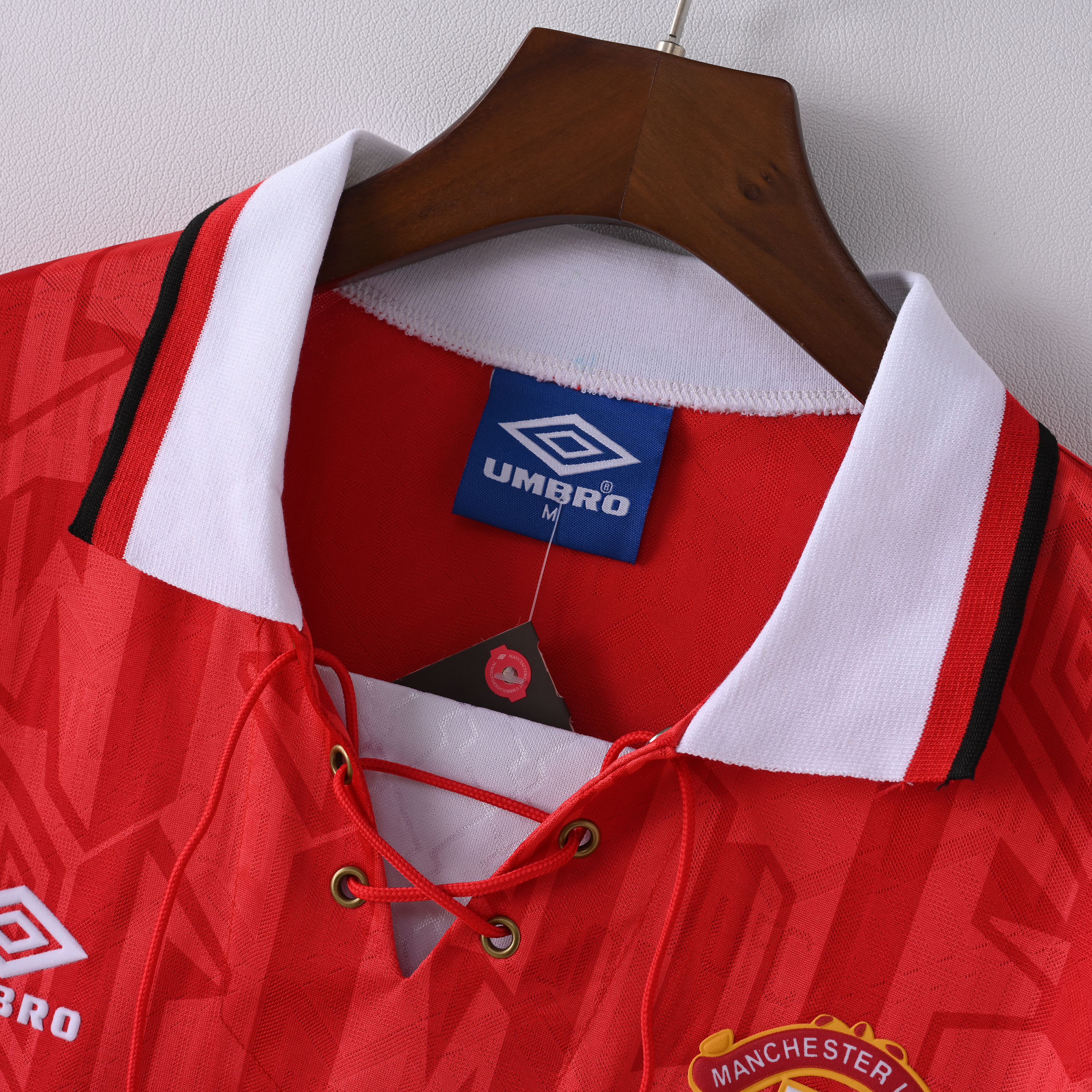 1994 Manchester United Home Retro Short-Sleeve Red Jersey ( Fan ) 
