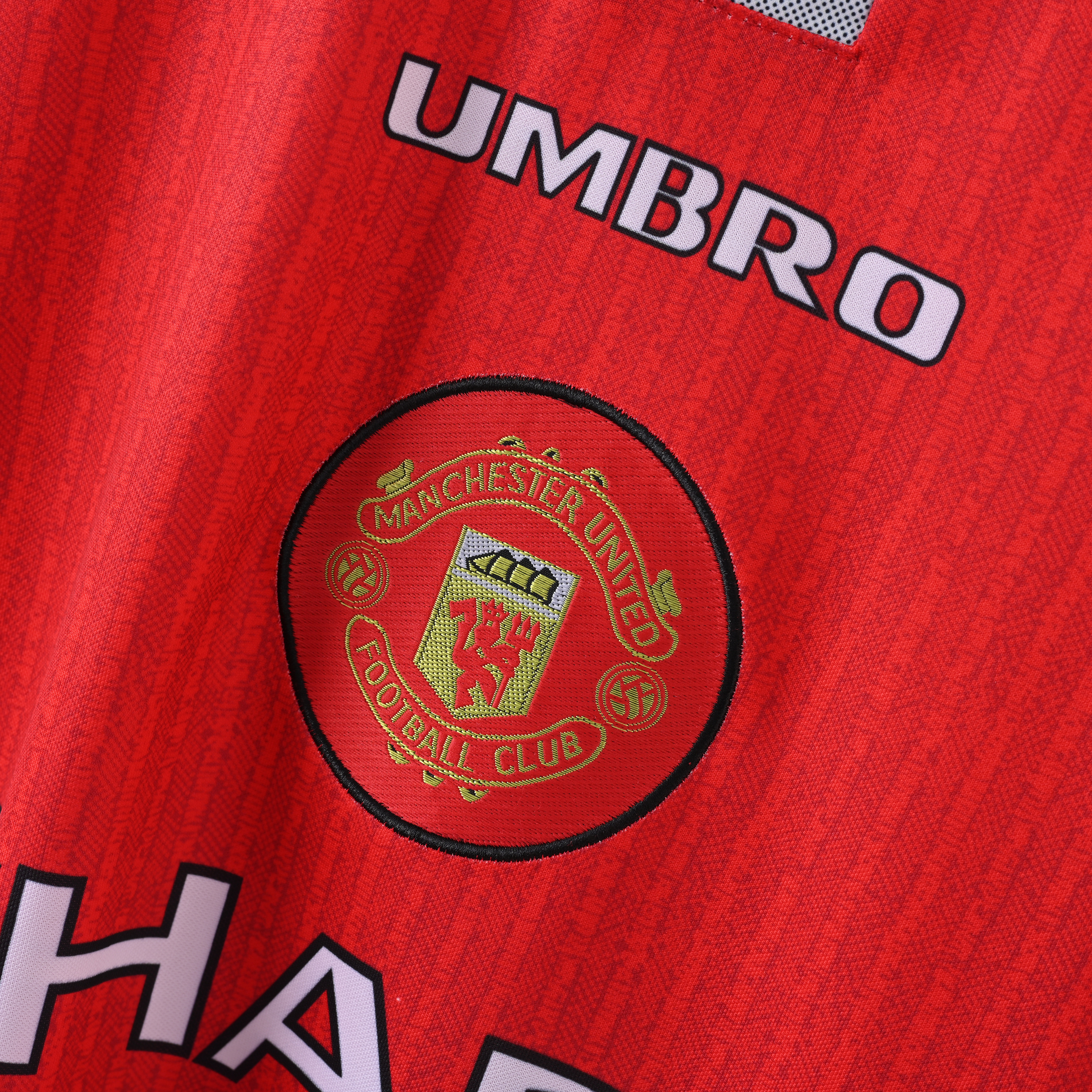 1996/1997 Manchester United Home Short-Sleeve Retro Red Shirt ( Fan ) 