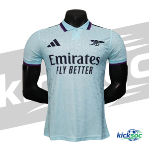 2025-2026 Arsenal Special Edition Light Blue Polo Short-Sleeve Football Jersey (Player) 