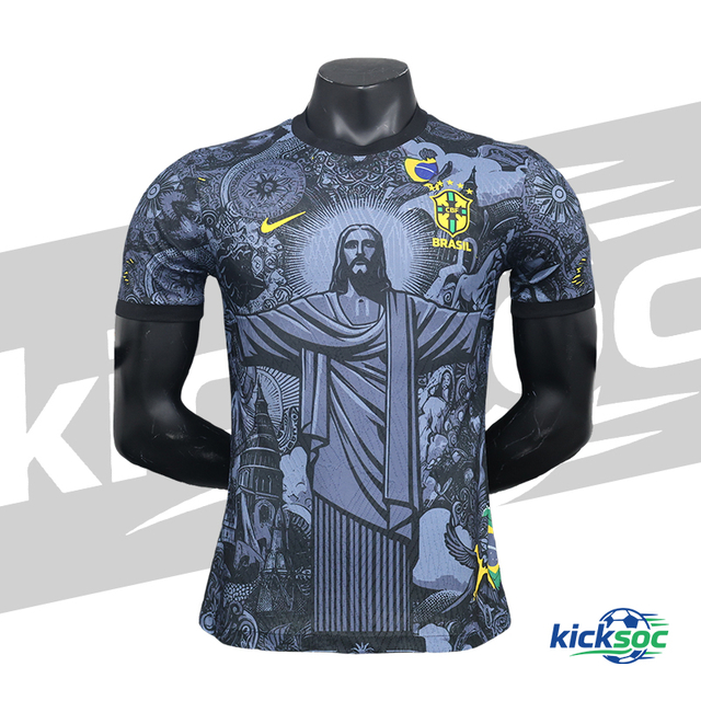 2025-2026 Brazil Short-Sleeve Football Jersey Jesus Special Edition ( Player )
