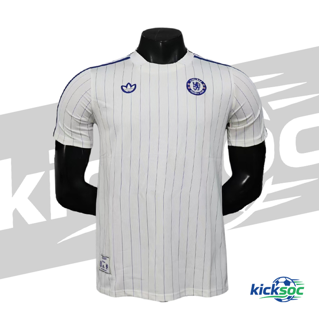 2025/2026 Chelsea Casual Pants and Short-Sleeve Soccer Jersey ( Fan ) 